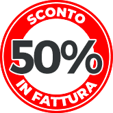 Sconto in fattura 50%